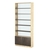Стеллаж из ДСП с 5-ю полками 250x900 мм серии LEVEL-5 №11-1 (З/C - СТЕКЛО) Дуб Сонома + Дуб Венге