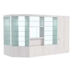 Павильон №8 из ДСП (5, 19 кв. м), Ясень Анкор светлый