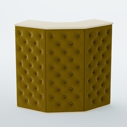 Ресепшен БАРОН №4 (карета золото), Крем Вайс + 09 Olive