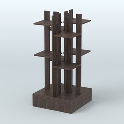 Стойка цветочница №3, Дуб Венге