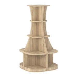 Островной низкий стеллаж ГАРАНТ №1, Дуб сонома