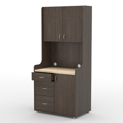 Офисная мини-кухня ЭЛЕГИЯ №4А, Дуб Венге