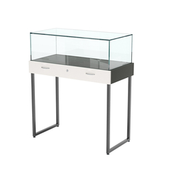 Прилавок ювелирный "Диаманд" №4-1000, Черный и Белый