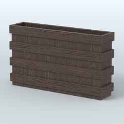 Тумба для цветов №1, Дуб Венге