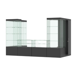 Павильон ИСТРА пристенный №3б (5, 87 кв.м), Черный