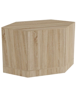 Прилавок из ДСП Эконом №15 угловой (внутренний угол), Дуб сонома