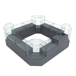 Остров ювелирный "Диаманд" №2, Темно-Серый