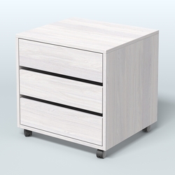 Тумба офисная "Вектор" №1, Ясень Анкор светлый