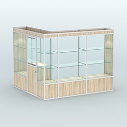 Павильон из профиля угловой №1а (5,5 кв.м), Дуб Сонома