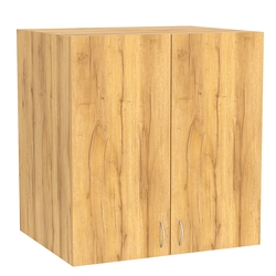 Антресоль офисная глубокая А-02 с дверками, Дуб Золотистый