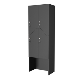 Шкаф для раздевалок СТАНДАРТ-Элегия №3-2Б, Черный