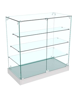 Прозрачный прилавок Истра №103 (закрытый), Серый