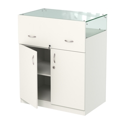 Истра прилавок ювелирный №2 (560мм), Белый