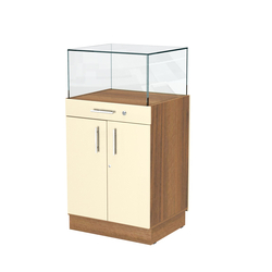 Прилавок ювелирный "Диаманд" №1-600, Орех + Крем Вайс