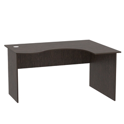 Стол эргономичный офисный СЭ-14 (право-сторонний), Дуб Венге