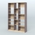 Стеллаж из ДСП серии ЛОФТ №14-2 с полками ДСП Ясень Анкор темный и Дуб Сонома