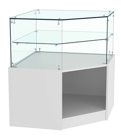 Прилавок Истра №4 угловой (открытый), Серый