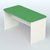 Стол консультанта большой в аптечный зал СС-43 Белый + Зеленый Оксид 9561 BS