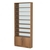 Стеллаж из ДСП с 7-ю полками 200x900 мм серии LEVEL-7 №10-2 (З/C - ЗЕРКАЛО) Орех