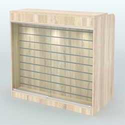 Ресепшен-Лайт №3 (Фасадная стенка - Экономпанель), Дуб сонома