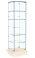 Витрина с пятью квадратными полками ЗИККУРАТ №501 Крем Вайс