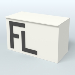 Ресепшн-стол "Фаберлинк" , Белый и Черный