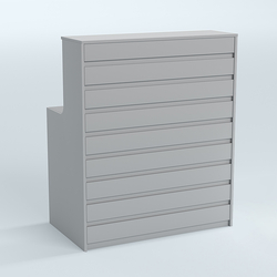 Ресепшен серии ПРАЙМ №1А, Серый