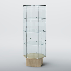 Витрина для музеев "Коллекция" №15, Дуб Сонома