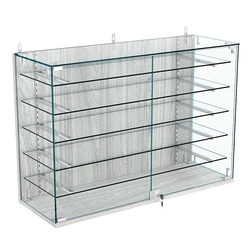 Витрина настенная НЕО №3-2 с пятью полками, Ясень Анкор светлый - U31104