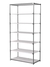 Пристенный торговый стеллаж ЛАЙТ с глубокими полками ДСП №4 Ясень Анкор светлый - U31104