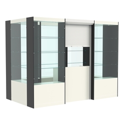 Островной павильон №5-3П (4,05 кв.м), Белый и Черный