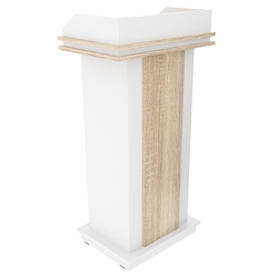 Кафедра для выступлений Конференс №15, Белый + Дуб Сонома