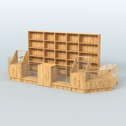 Торговый Островок "Эконом" №12 (8, 7 кв.м), Дуб Золотистый