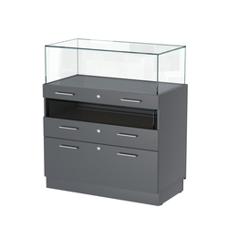 Прилавок ювелирный "Диаманд" №2-1000, Темно-Серый