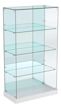 Витрина Хит продаж №8 (открытая, задняя стенка - зеркало), Серый