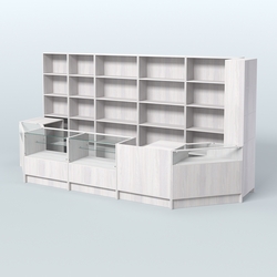 Торговый Островок "Эконом" №16 (7, 19 кв.м), Ясень Анкор светлый