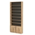 Стеллаж из ДСП с 8-ю полками 200x900 мм серии LEVEL-8 №10 (З/C - ДВП) Дуб Канзас коричневый