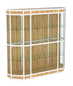 Витрина из профиля Трапеция №7 (2-ух метровая), Дуб Золотистый