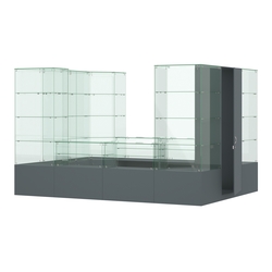 Павильон ИСТРА островной №8а (8, 32 кв.м), Темно-Серый