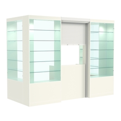 П-образный павильон №4-5П (3,24 кв.м), Белый