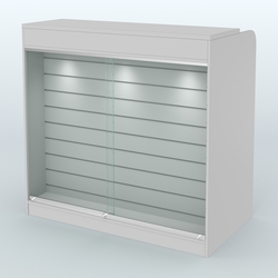 Ресепшен-Лайт №6 (Фасадная стенка - Экономпанель), Серый