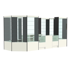 Павильон №13 из ДСП, Белый и Черный