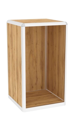 Прилавок из профиля Стаканчик №1  (открытый), Дуб Золотистый