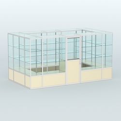 Павильон из профиля островной №2б, Крем Вайс