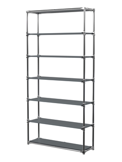 Пристенный торговый стеллаж  ЛАЙТ с пятью полками ДСП №2, Дуб Сонома