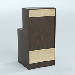 Ресепшен серии ПРАЙМ №2Б, Дуб Венге + Дуб Сонома