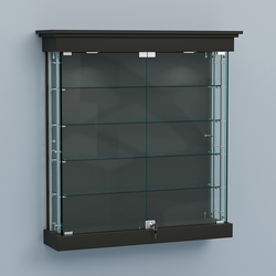 Витрина для музеев "Коллекция" настенная №2-4А-РЕГ, Черный