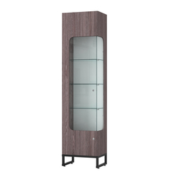 Витрина Монти №3-С правая, Ясень Анкор темный