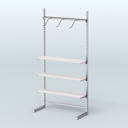 Система ЭЛЕГАНТ без ДСП №8 (1200 мм), Ясень Анкор светлый