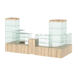 Павильон ИСТРА пристенный №8б (6, 68 кв.м), Дуб сонома